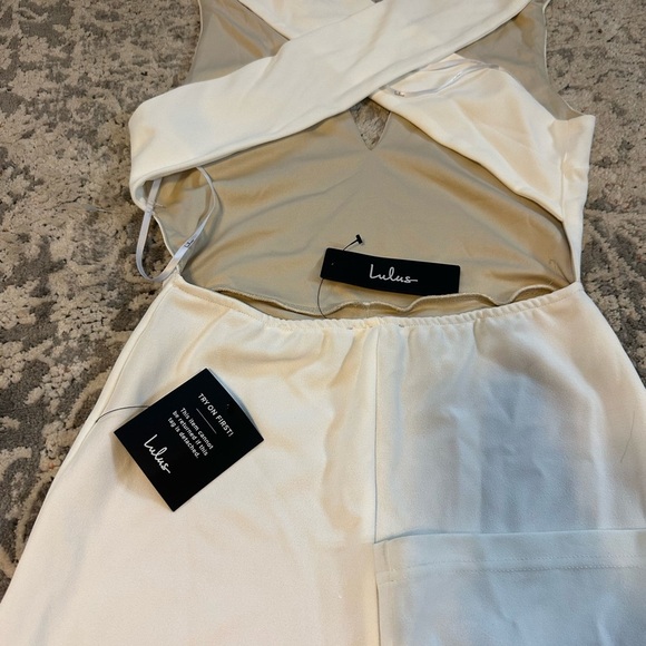 Lulu's White Sleeveless Jumpsuit - Picture 5 of 8